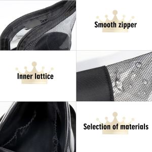 Small Makeup Brush Travel Bag Case Holder Pouch 5.12X9.05 Inch