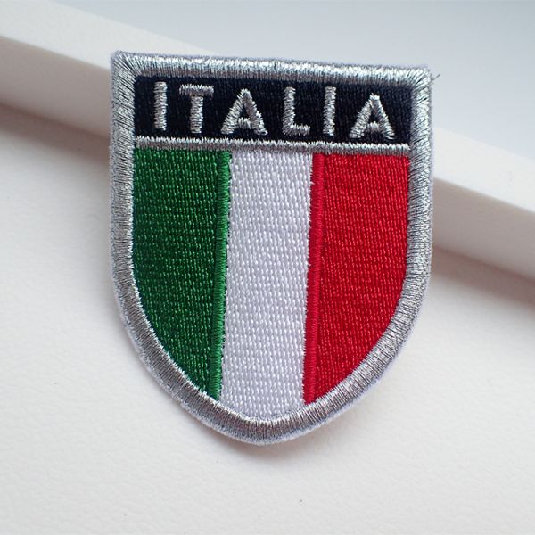 PVC patch application on clothing