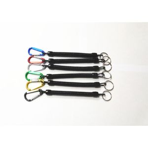 Quality Fishing Pliers Usually Accompany with Black Plastic Spring Coiled Lanyards for sale