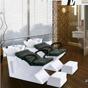 Buy fibreglass shampoo bed with ceramic basin E-001 at wholesale prices