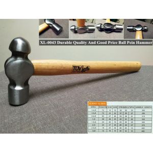 Quality Carbon Steel Wood Handle Ball Pein hammer in Hand Tools (XL-0043) for sale