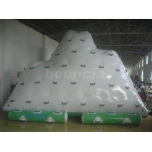 One Side Sliding and Three Sides Climbing Inflatable Water Iceberg