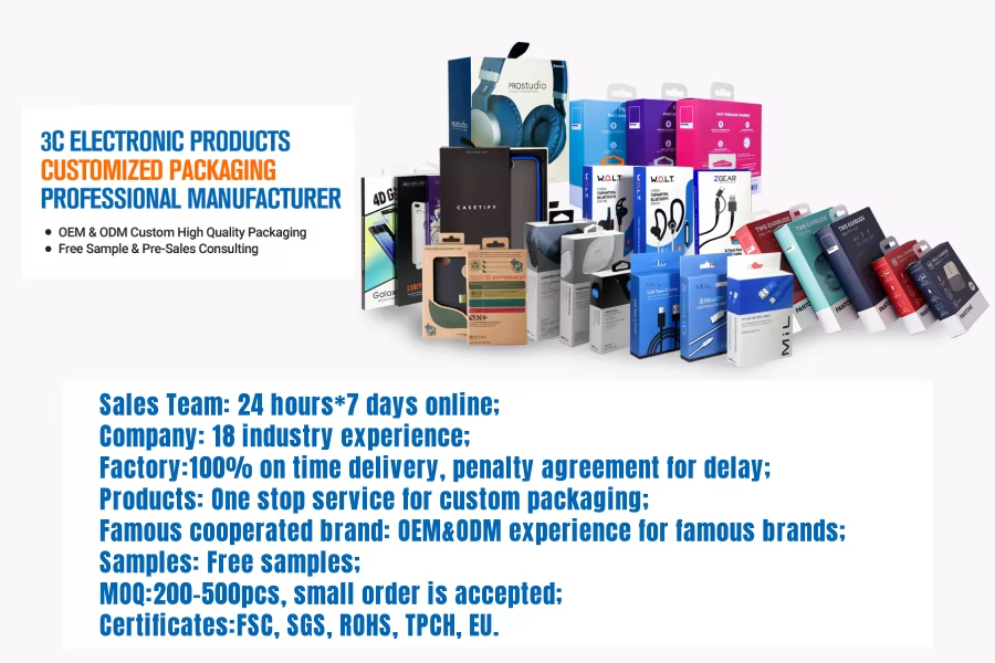 Custom printed Silver paper Foldable Camera Lens Protector Cover Camera Tempered Glass Packaging Box with Window