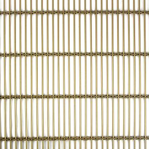 Decorative Expanded Wire Mesh Aluminum Chain Curtain / Weave Metal Fabrics