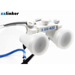 China 3.5x Adjustable Dental Loupes , Binocular Magnification Loupes Dental Hygiene on sale