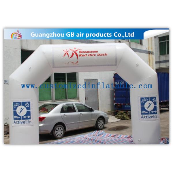 White Inflatable Arch Rental Advertising Arch for Events / Activity