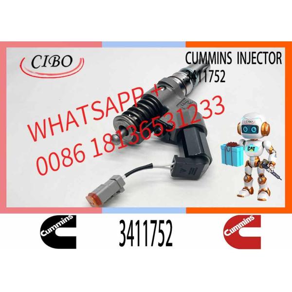 Excavator Parts Fuel Injector Assy Construction Machinery Parts 3411752 Injector For CUMMINS ISM QSM M11 Engine