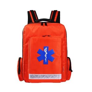 Quality 1680D Oxford 20L Emergency First Aid Backpack Orange for sale