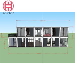 Zontop Modern Luxury Easy Assemble Steel Manufactured Prefabricated Resort 2