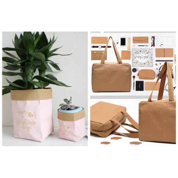 30 Colors Smooth Washable Kraft Paper In Roll Making Wallet OEM Available