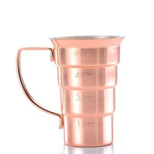 Quality Stainless Steel Cocktail Jigger Step Shape Precision Graduated Bar Jigger for sale