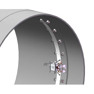 GMAW / FCAW-GS / GTAW All Position Automatic Welding Head With Power Source