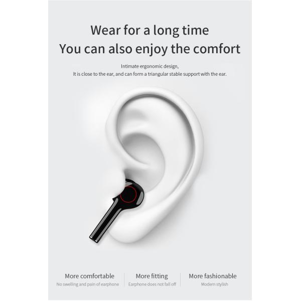 Sports HiFi Stereo 32Ω Sweatproof Wireless Bluetooth Earbuds