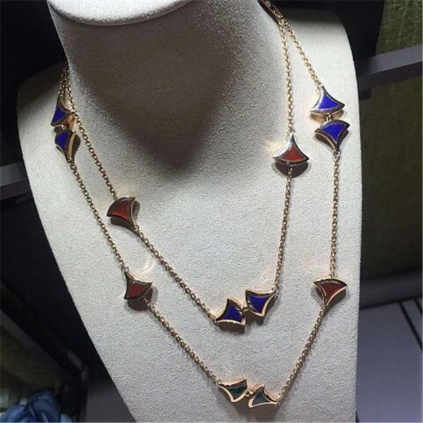 Luxury jewelry factory high-quality low price B Long Necklace 18k gold white gold yellow gold rose gold necklace