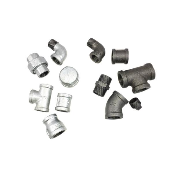 Buy Water Supply Malleable Iron Threaded Fittings Hot Dipped Galvanized Casting at wholesale prices