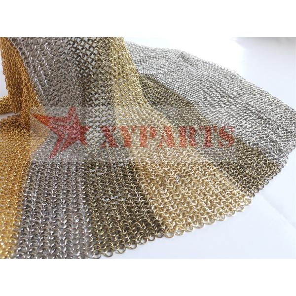 Buy Light Partitioning Copper Metal Ring Mesh 8 Mm at wholesale prices