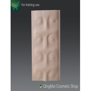 Quality Eyebrow / Eyeliner Permanent Makeup Practice Training Skin Reusabl Non Toxic for sale