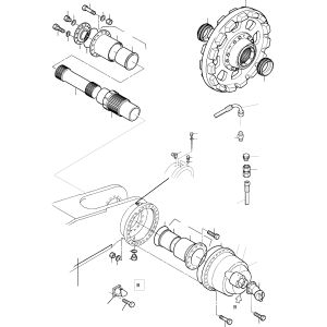 65489140 For Komatsu Excavator PC3000-6 4000-6 7000-6 8000-6 Hydraulic TRAVEL