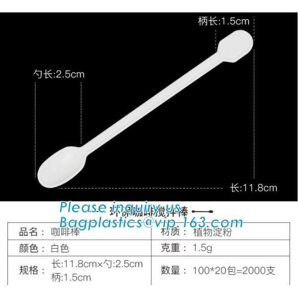 Buy Biodegradable disposable Stirrer cutlery eco friendly,disposable CPLA Compostable cutlery,Corn Starch Coffee Stirrer at wholesale prices