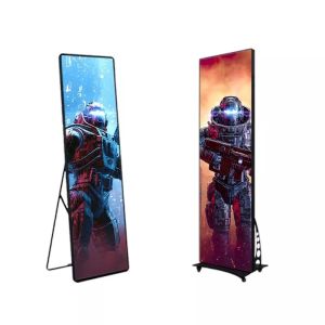 Bracket Style P2.5 LED Poster Panel Poster LED Screen HD Image For Shopping