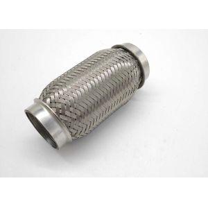 2.5x4 Inch Plain Stainless Steel Exhaust Flex Pipe