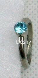 Quality Fashion Costume Rhinestone Rhodium Western Jewelry Rings for Anniversary for sale