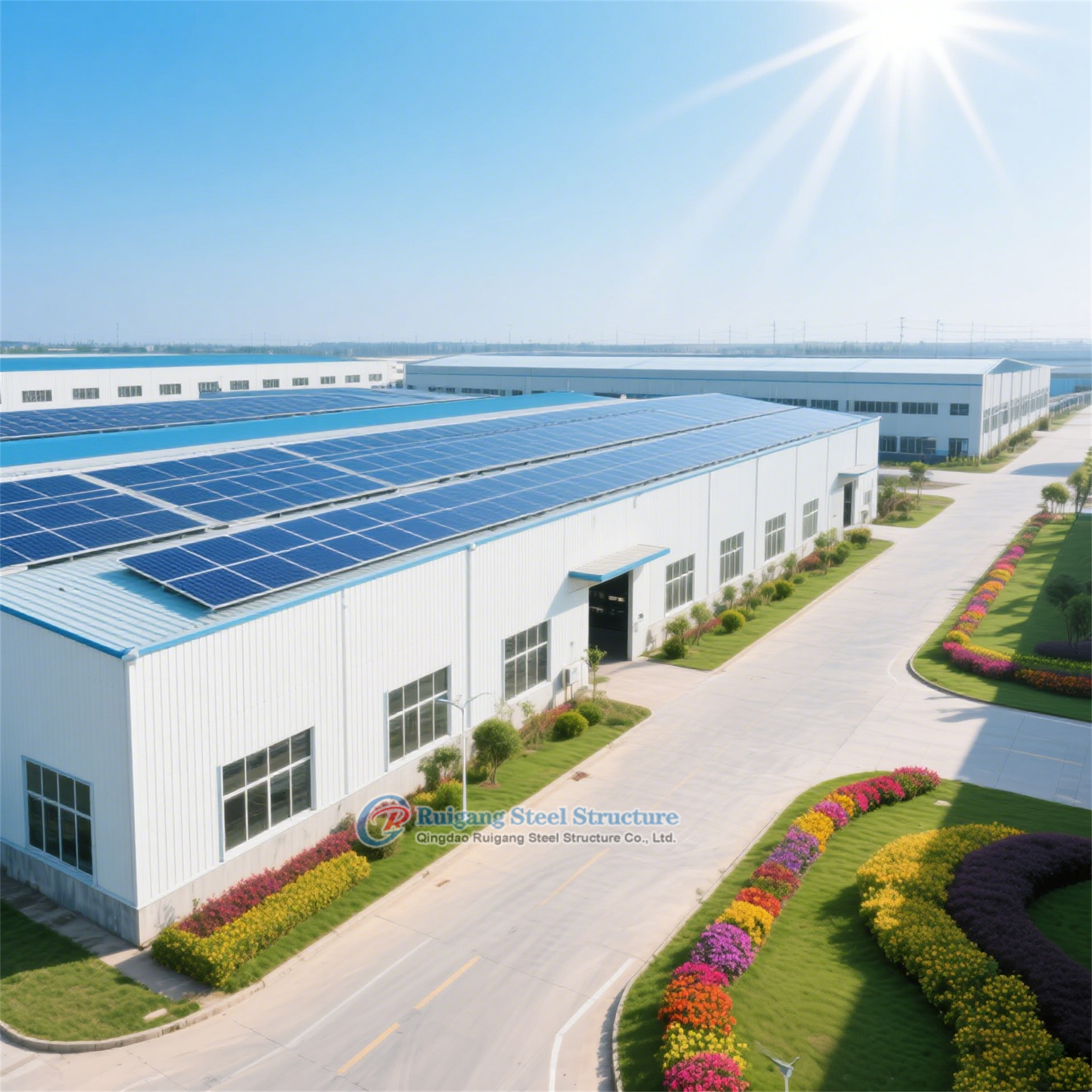 Custom Steel Structure Warehouse Lightweight Modern Design