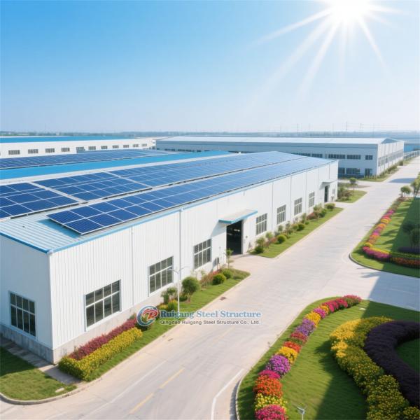 Buy Custom Steel Structure Warehouse Lightweight Modern Design at wholesale prices