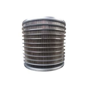 Stainless Steel Wedge Wire Strainer Rotating Drum Screen For Pulp Machine