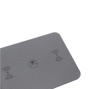 OEM PU Leather Wireless Charging Mouse Pad Multifunctional Universal