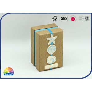CMYK Print Telescopic Cardboard Paper Box With C1S Neck Exposed