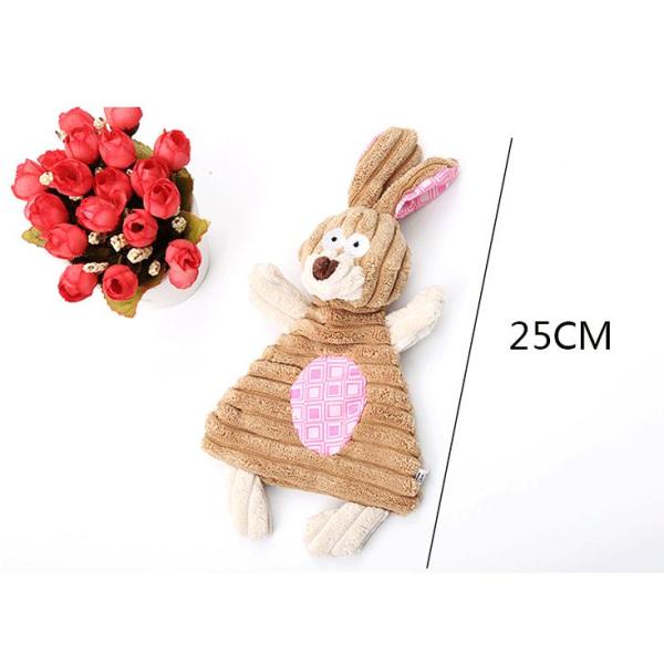 25cm Rabbit Corduroy Pet Plush Toys/pet toys/pet products