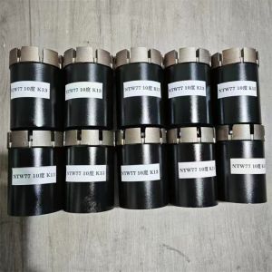 Wire Line Impregnated Diamond Core Bits AQ BQ NQ HQ PQ For Geological Mineral