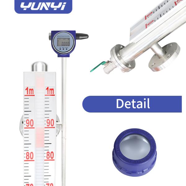 Buy Yunyi Dual Chamber Wireless Magnetic Level Meter ±0.5% Accuracy Interface Detection at wholesale prices