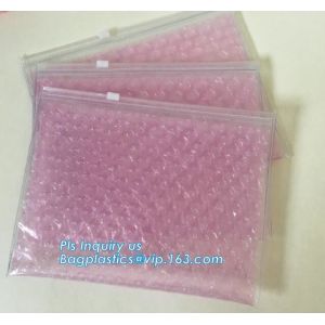 Reclosable Reusable Packing Bubble Zipper bag, High Quality Reusable Packing