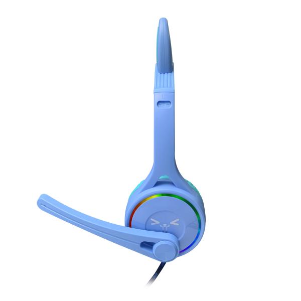 15m Transmission Cat LED Ear Headset Wireless Bluetooth With Mic Glowing Earphones Children Gifts