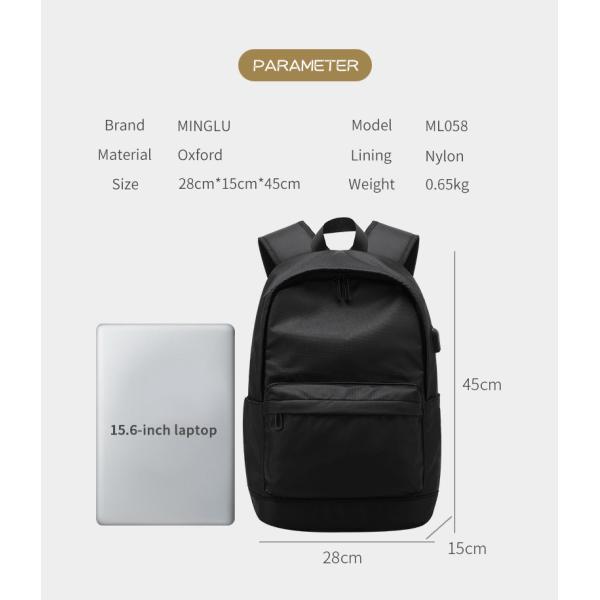 Factory customized logo schoolbag 15.6 inch Laptop Bag Fashion teenagers school bag men backpack