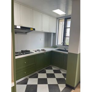 Custom American Style Kitchen Cabinet with Island Plywood