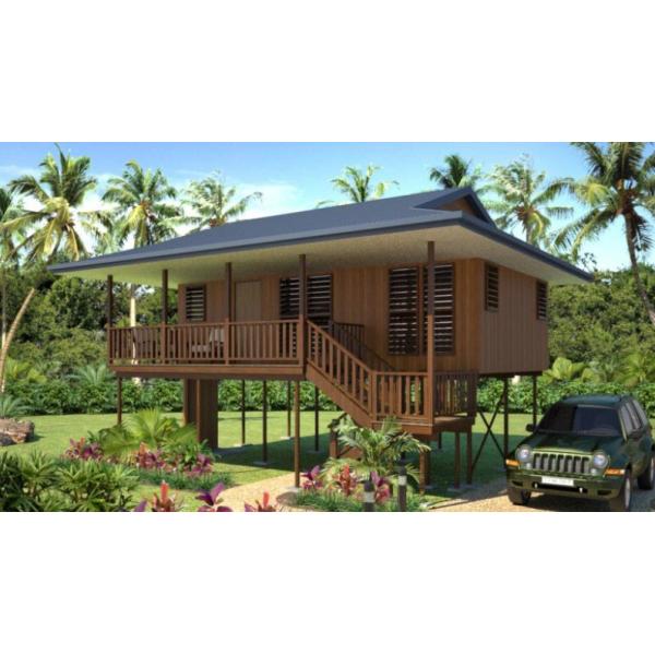 Buy New Design Moistureproof Wooden House Bungalow / Saa Home Beach Bungalows Shower Kitchen at wholesale prices