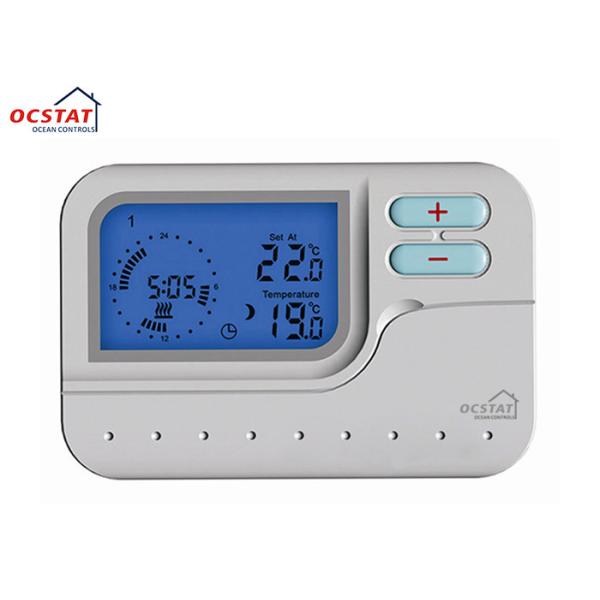 Buy LED Blue Backlight 	7 Day Programmable Thermostat With HVAC System at wholesale prices