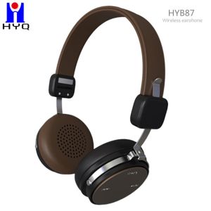 Pu Leather Strap 15m Wired Bluetooth Headsets Over Ear Headphones