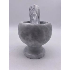 China Round Stone Mortar And Pestle Kitchen Grinding Herbs Spices on sale