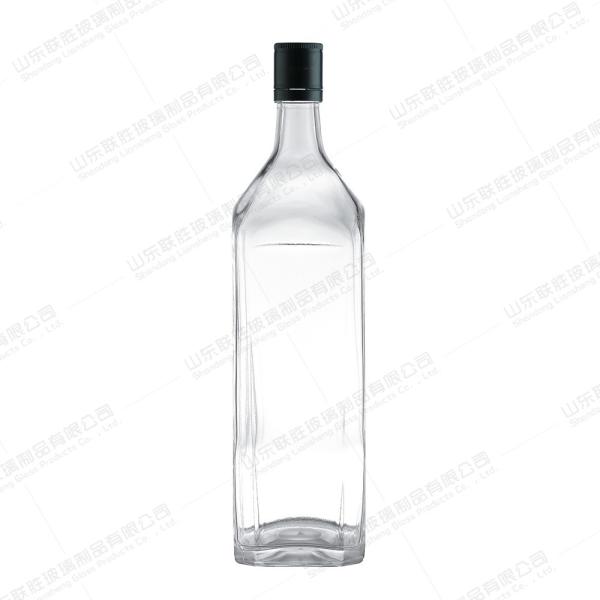 Rubber Stopper 100ml 250ml 500ml 750ml Plain Classic Transparent Glass Liquor