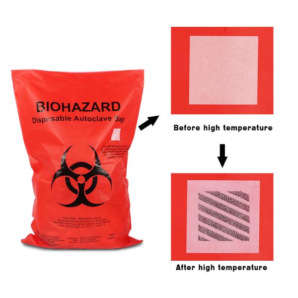 Buy Autoclavable Biohazard Plastic Bags at wholesale prices