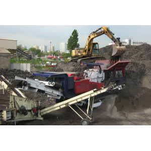 Mining Sand 480t/H Slaked Lime Crawler Impact Crusher