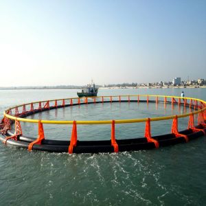HDPE Circular Fish Cage 200mm Floating Pipe Anti-Wave Design