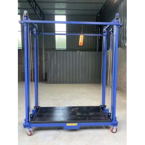 Full Automatic Work Scaffolding Lifting Equipment Folding Movable 300kg