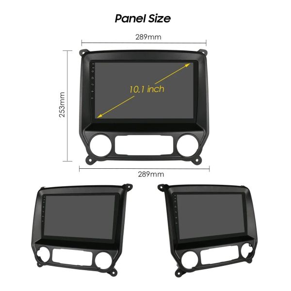 US In Stock 10" Android 12 GPS Car Radio For Chevrolet Colorado 2014-2018 For Silverado GMC Sierra VIA Vtrux Truck