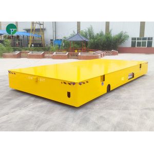 China Made Warehouse Electric Flatbed Car Trackless Transfer Trolley