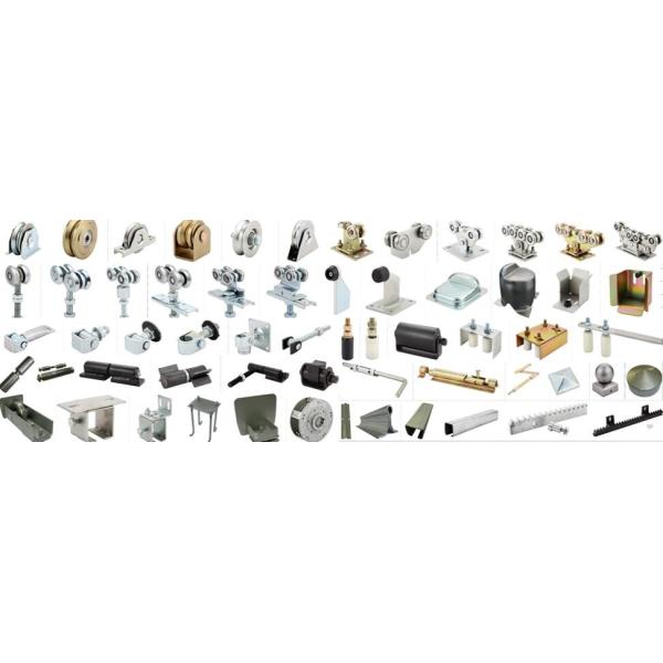 Iron Steel 235 Sliding Gate Bottom Track Rail For Cantilever Gate Carriages